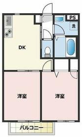 フラットコートⅡ・302号室の間取り
