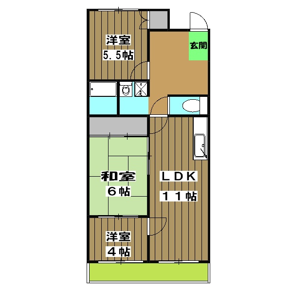 ONマンションの間取り
