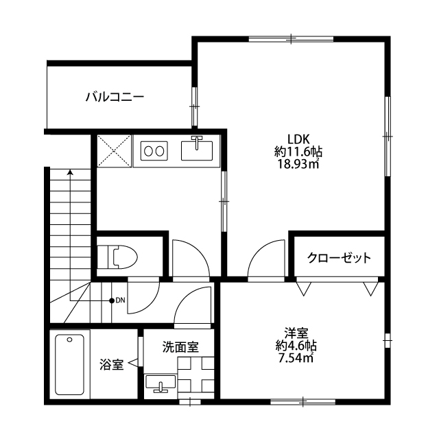 アスピリア シャテニエの間取り