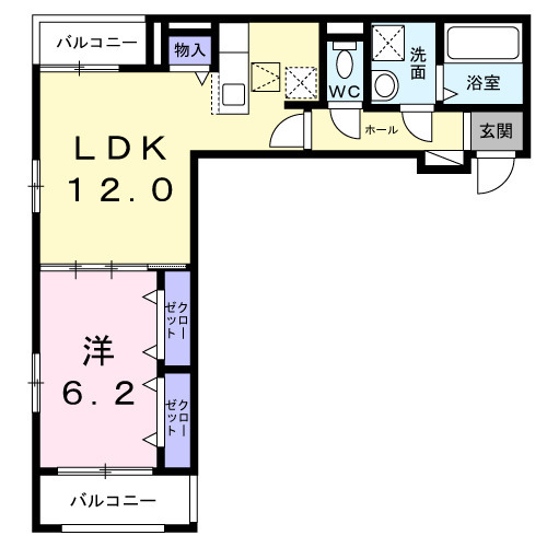 ベーネ・ウノの間取り