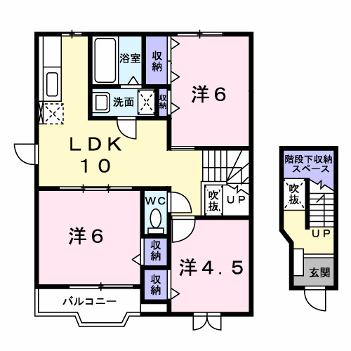 トリムハウスEの間取り