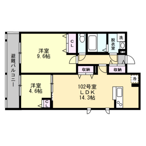 Felice藤沢の間取り