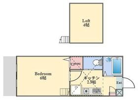 アザレ生麦A棟の間取り