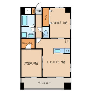 マーブル リヌーキー Ⅱの間取り