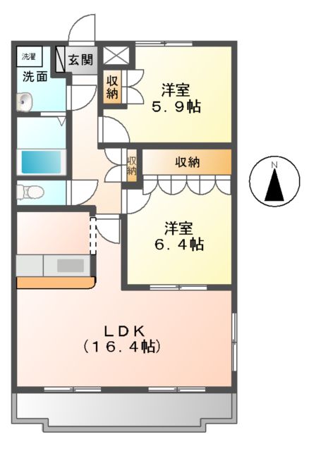 Lumiere・S(ルミエール・エス)の間取り