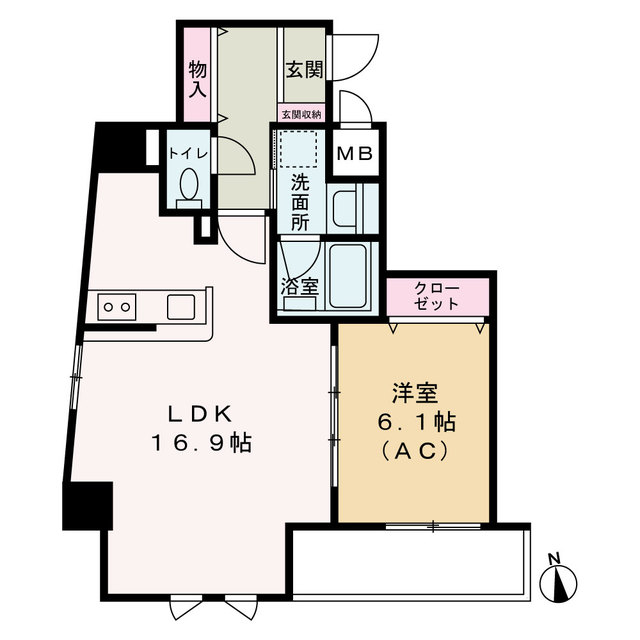 Como Palacio 日暮里の間取り