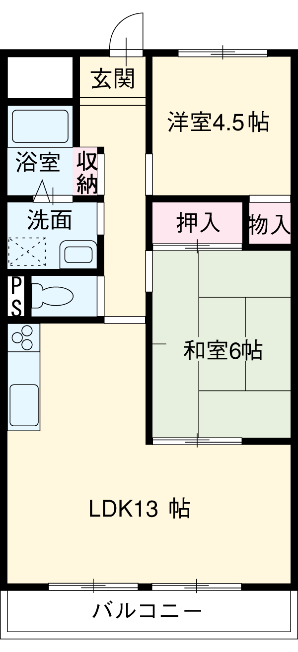 アルカディアの間取り