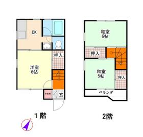 ツインテレスAの間取り