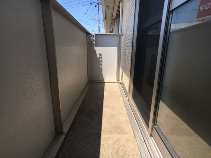 12/24 バルコニー