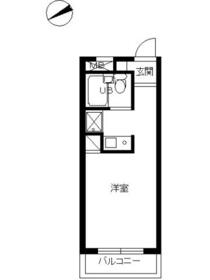 スカイコート新宿第7の間取り