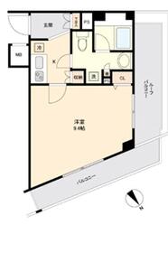 AXAS SHINITABASHIの間取り