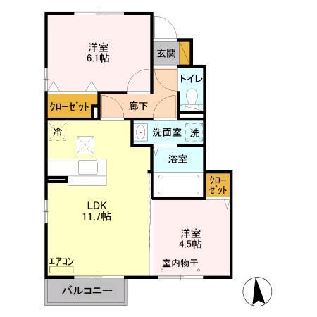 クレシアの間取り