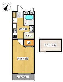 ローズマリー二俣川の間取り