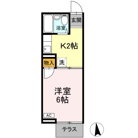 ブルミエ・ド・クレール Ⅱの間取り