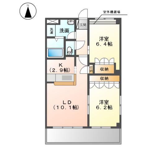 ドルチェの間取り
