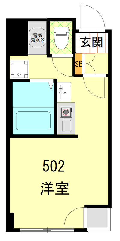 ハイツ横浜の間取り