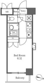 LaSante広尾の間取り