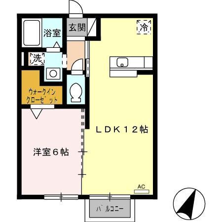 サンオータKーⅢの間取り