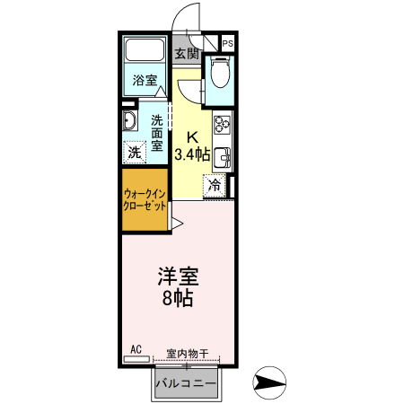 Dーroom今池の間取り