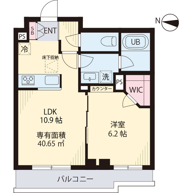 BrancheNakanoshimbasの間取り
