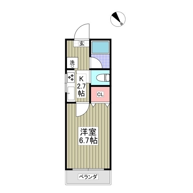 花山ビルの間取り