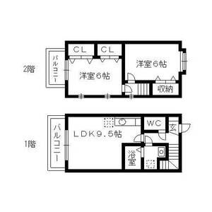 リブレア和白東の間取り