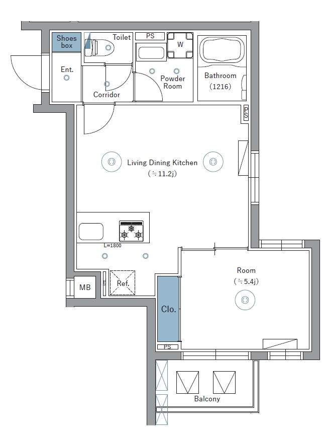ＳＹＦＯＲＭＥ　ＮＥＸＴ　ＩＫＥＢＵＫＵＲＯ　ＷＥＳＴの間取り