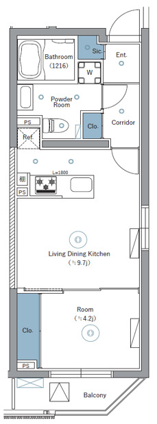 ＳＹＦＯＲＭＥ　ＮＥＸＴ　ＩＫＥＢＵＫＵＲＯ　ＷＥＳＴの間取り