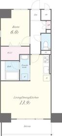 スプリームヒルズ鶴舞の間取り