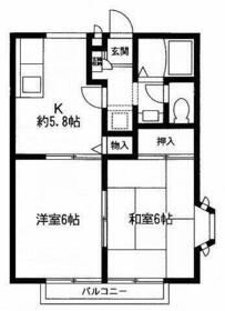 シャルマン鵠沼の間取り