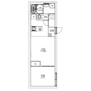 MAXIV CITY文京小石川の間取り