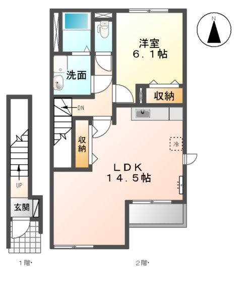 ソレイユの間取り
