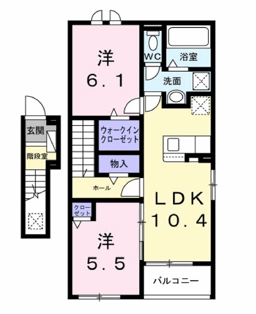 ファインブルク・K Ⅱの間取り