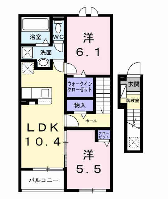 ファインブルク・K Ⅲの間取り