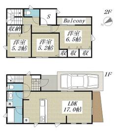 Sumai-to流山市加01の間取り
