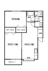 ハイツベルプラーナの間取り
