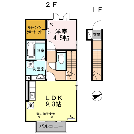 ヴァンサンクの間取り
