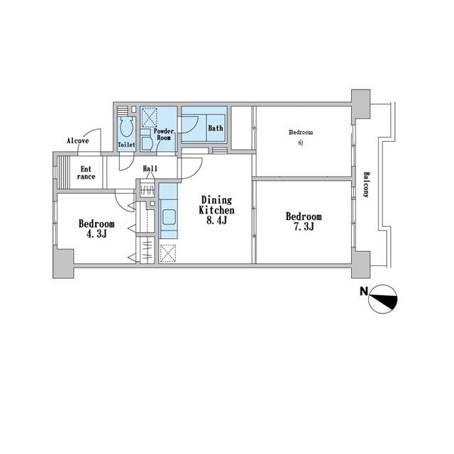 ザ・ハウス1381の間取り