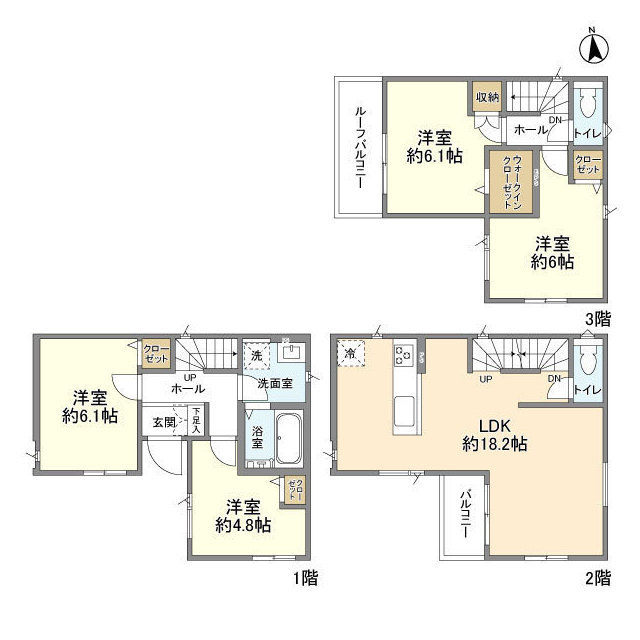Kolet百合ヶ丘#02の間取り