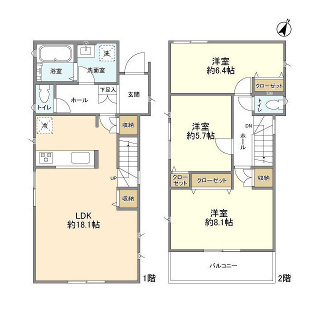 Kolet藤の牛島#02の間取り