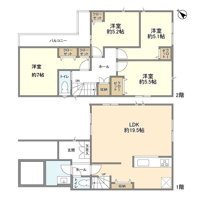 Kolet七里#04の間取り