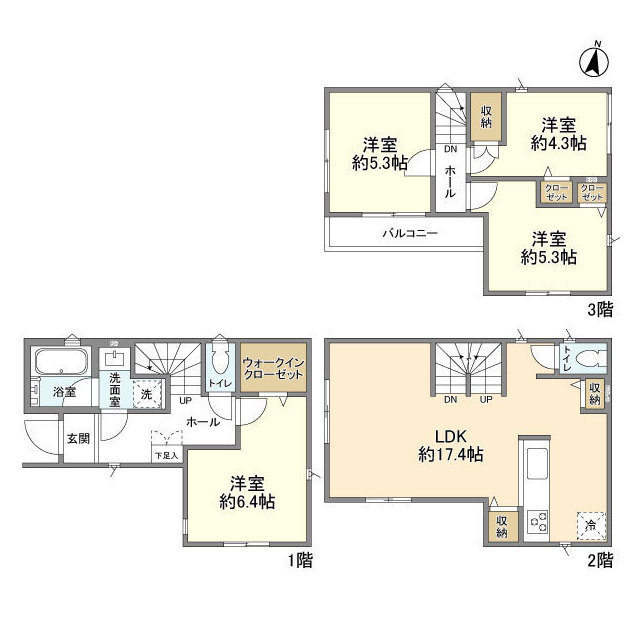 Kolet大宮三橋の間取り