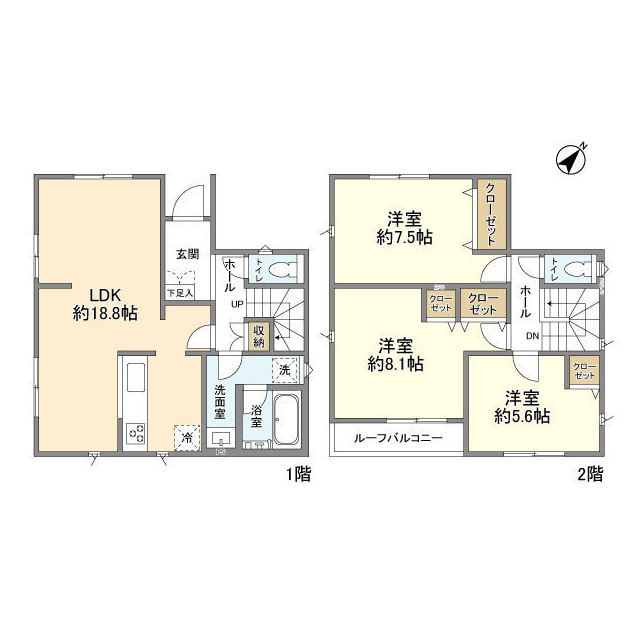 Kolet野田親野井の間取り