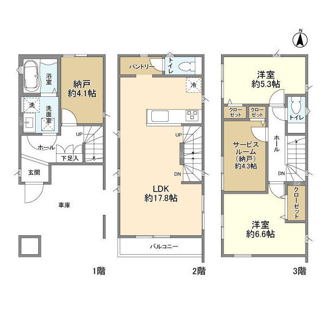 Kolet扇大橋#08の間取り