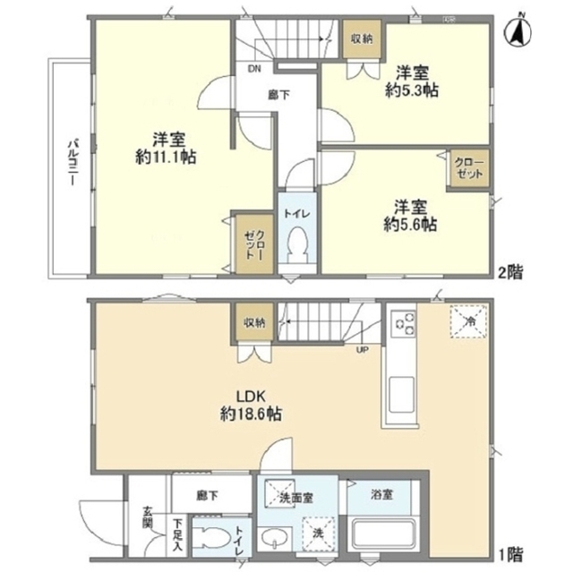 Kolet野田川間#02の間取り