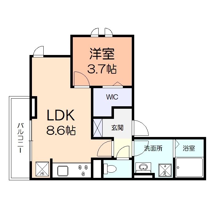 ロワイヤルMの間取り