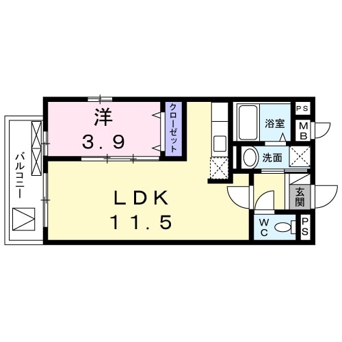 クレインズコートの間取り