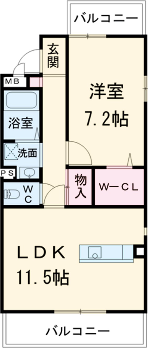 セレニティの間取り