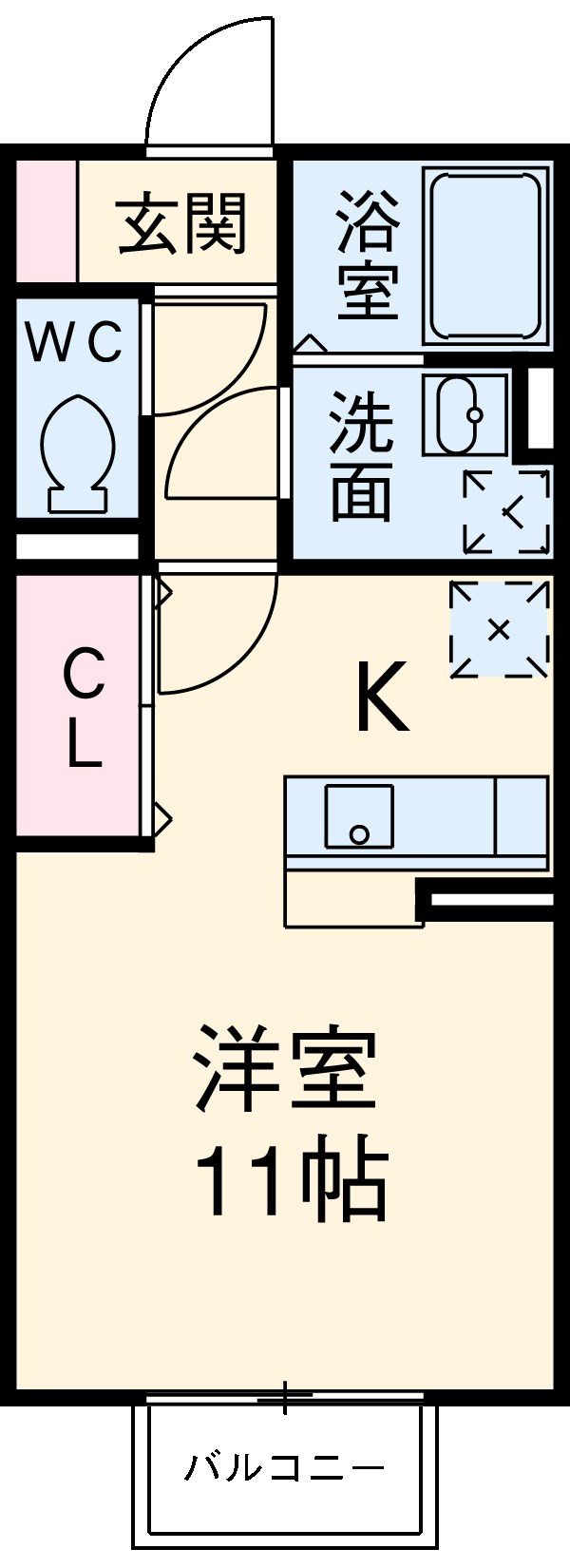 マックィーンの間取り