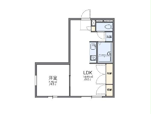 レオパレス中津川の間取り